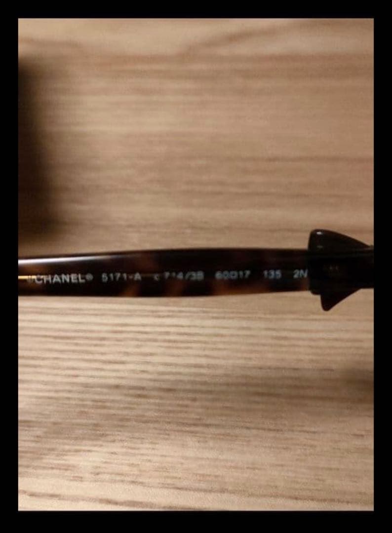 CHANEL　リボン　サングラス　ブラウン