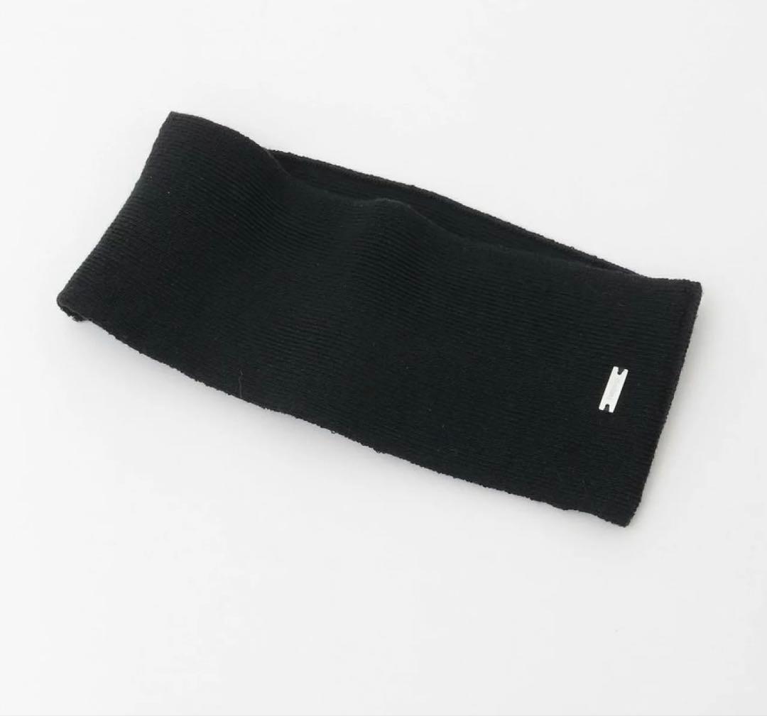 heyep Silk Hair Band へイプ シルク ヘアバンド ブラック
