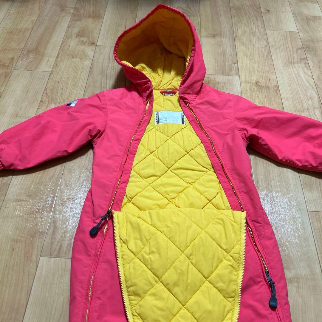 【美品】mont-bellモンベル パウダーベビーカバーオール スキーウェア