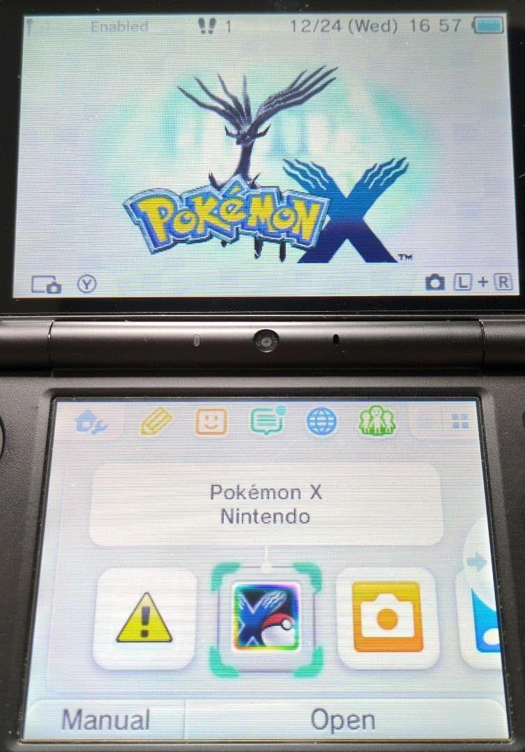 【箱・説明書付き】（北米版）ポケットモンスターX 　動作確認済み