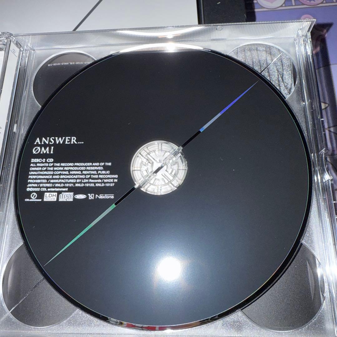 ANSWER ØMI FC生産限定盤 2CD＋BluRay