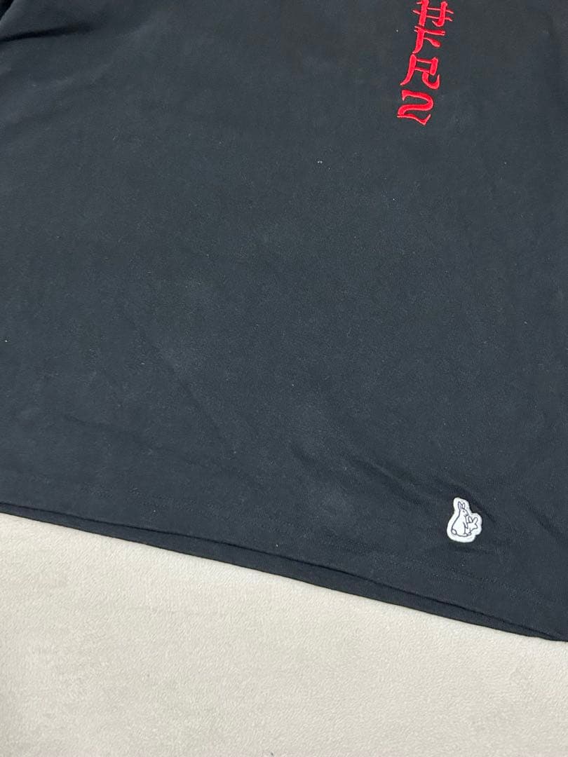 ゴルフ ！！　FR2 Tシャツ 半袖 ロゴ刺繍 Lサイズ　ブラック