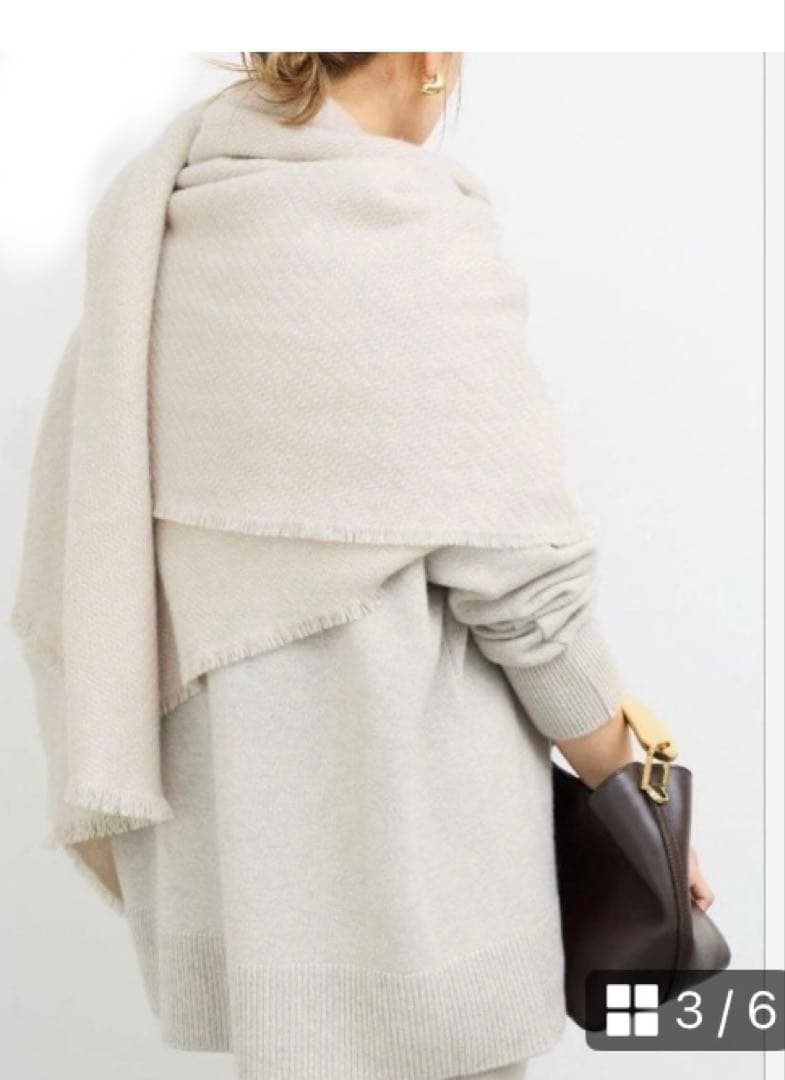 美品　ALONPI アロンピ カシミヤストール