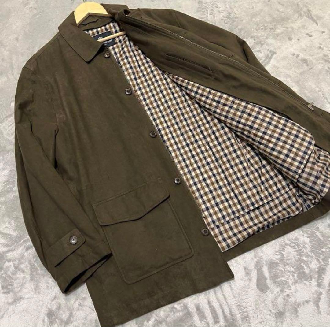 【希少】Aquascutum ハーフコート
