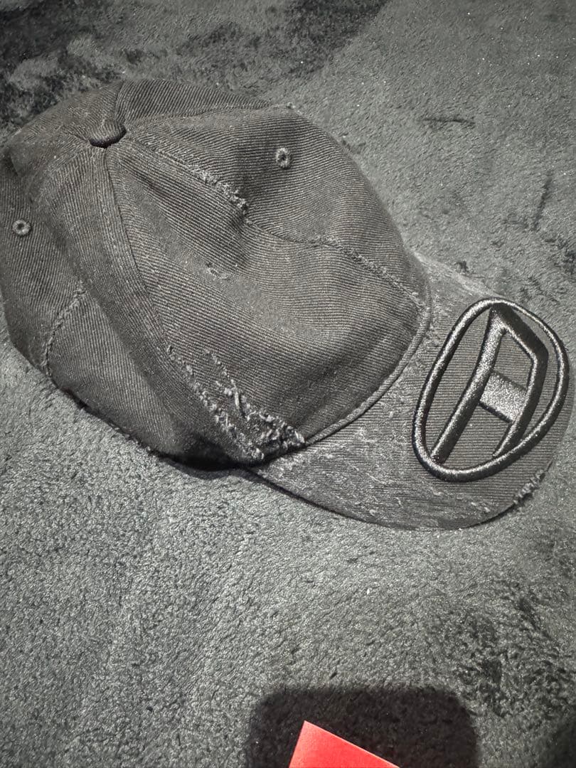 DIESEL ディーゼル ブラック キャップ ダメージ加工　C-ODY