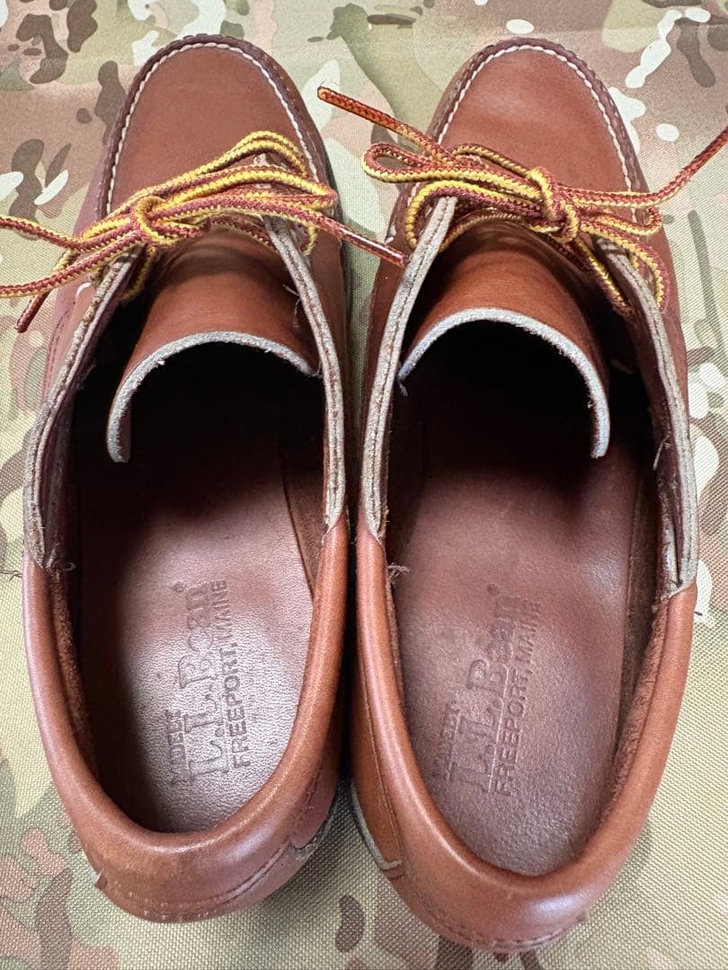 ☆L.L.Bean☆エルエルビーン ☆ハンドソーンモカシン☆ブルーチャーモック☆