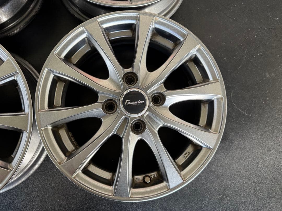 Exceeders ホイール 14×4.5J +45 4本セット中古