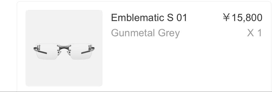tijn リムレスメガネ サングラス Emblematic S 01