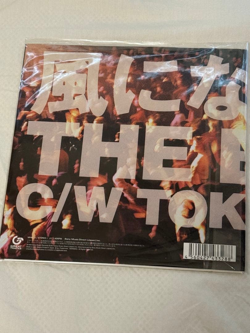 THE BOOM “風になりたい” 7インチレコード