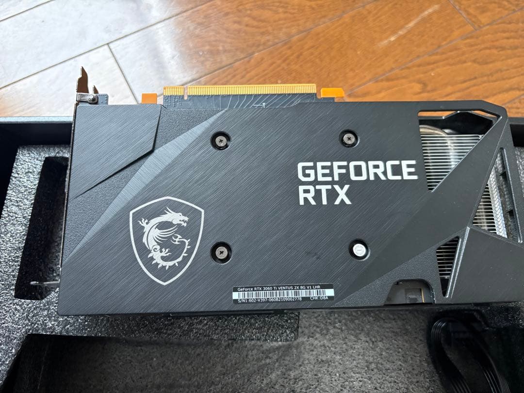 価格変更しました　MSI GeForce RTX 3060ti used