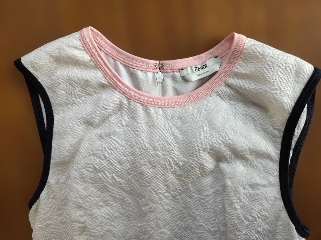 FENDI ノースリーブ フレアワンピース
