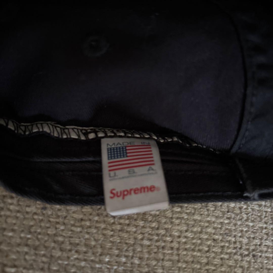 Supreme cap black シュプリーム キャップ 黒