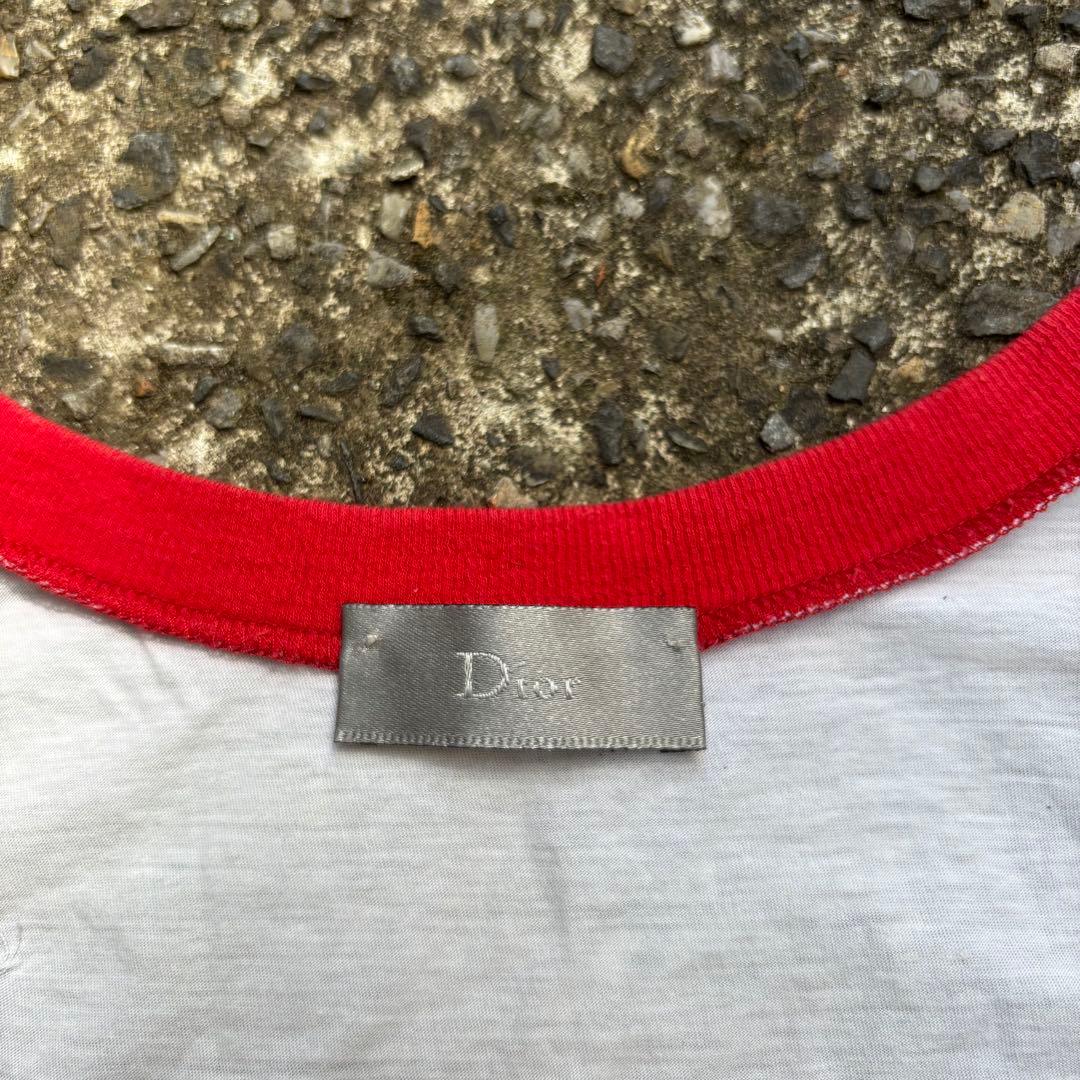 Dior HOMME タンクトップ エディ期 リンガー ノースリーブ ポケット