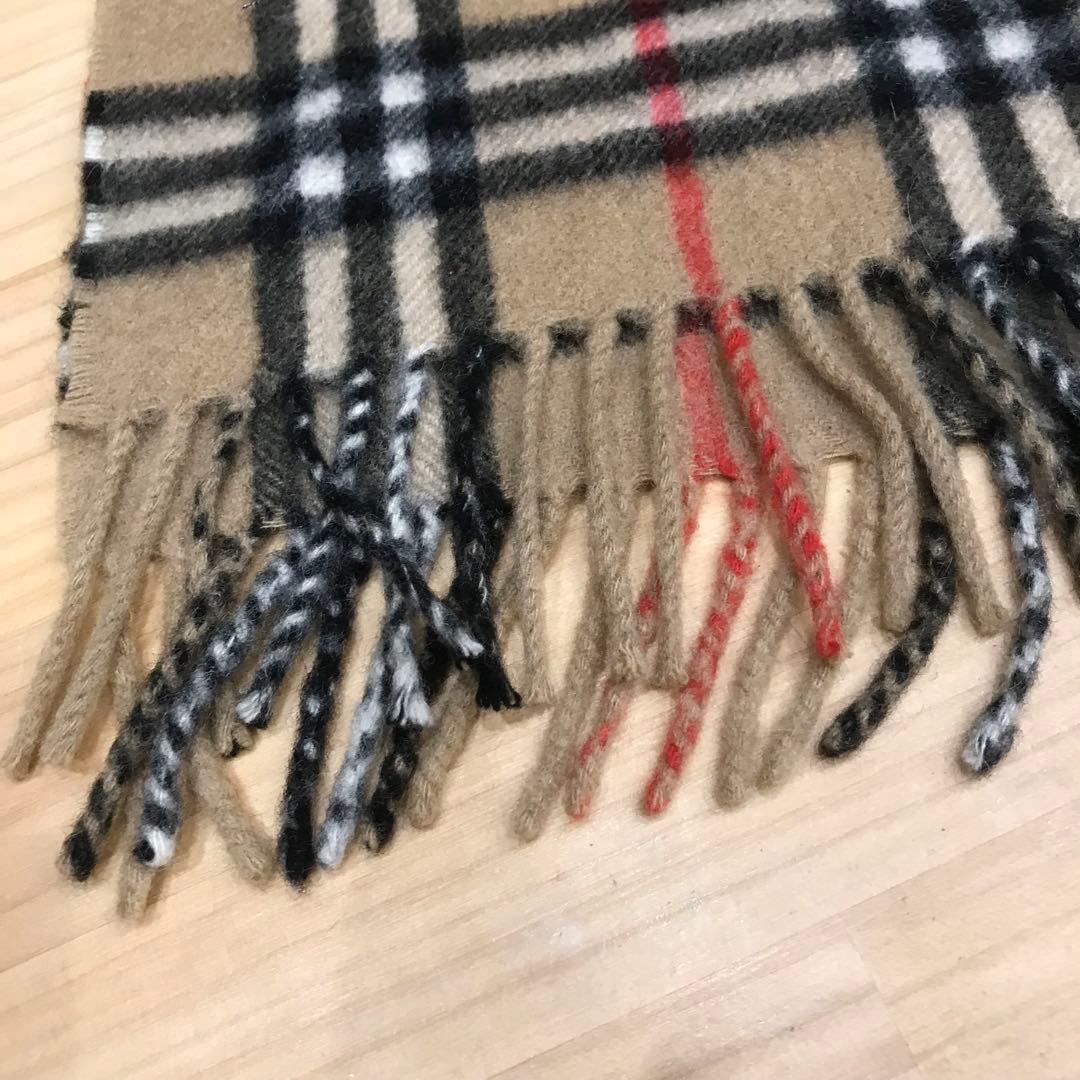 美品 Burberrys マフラー カシミヤ100％ ノバチェック ヴィンテージ