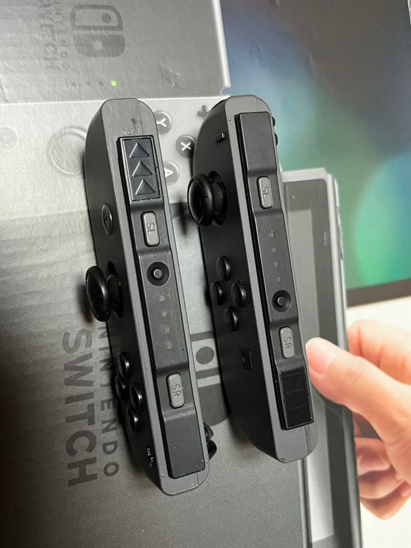 あ*様 【箱有】Nintendo Switch 旧型 本体 グレー プロコン付