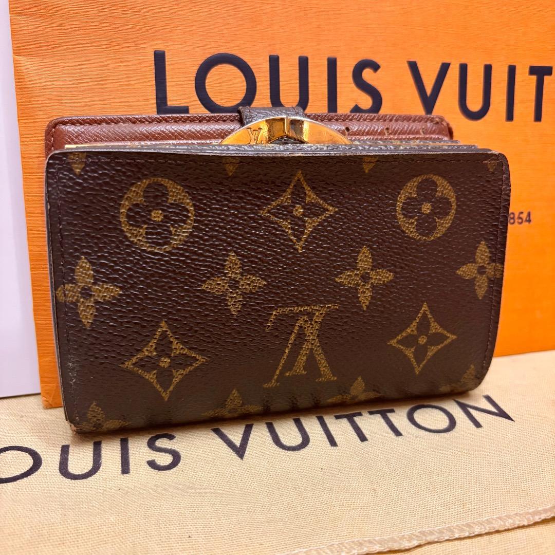 ✨️美品✨️ルイヴィトン モノグラム がま口 二つ折り財布