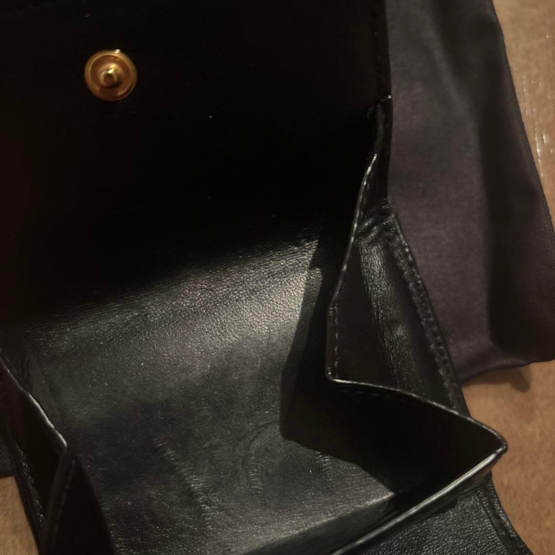 SAINT LAURENT 三つ折り財布 ブラック