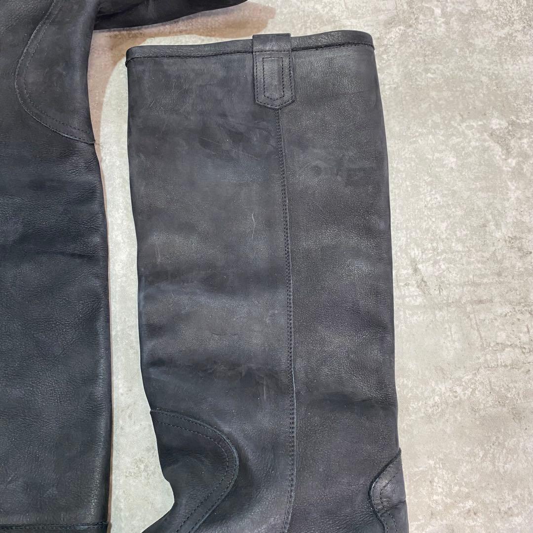 Corso Rome ヌバックレザー 24.5cmロングブーツ コルソローマ38