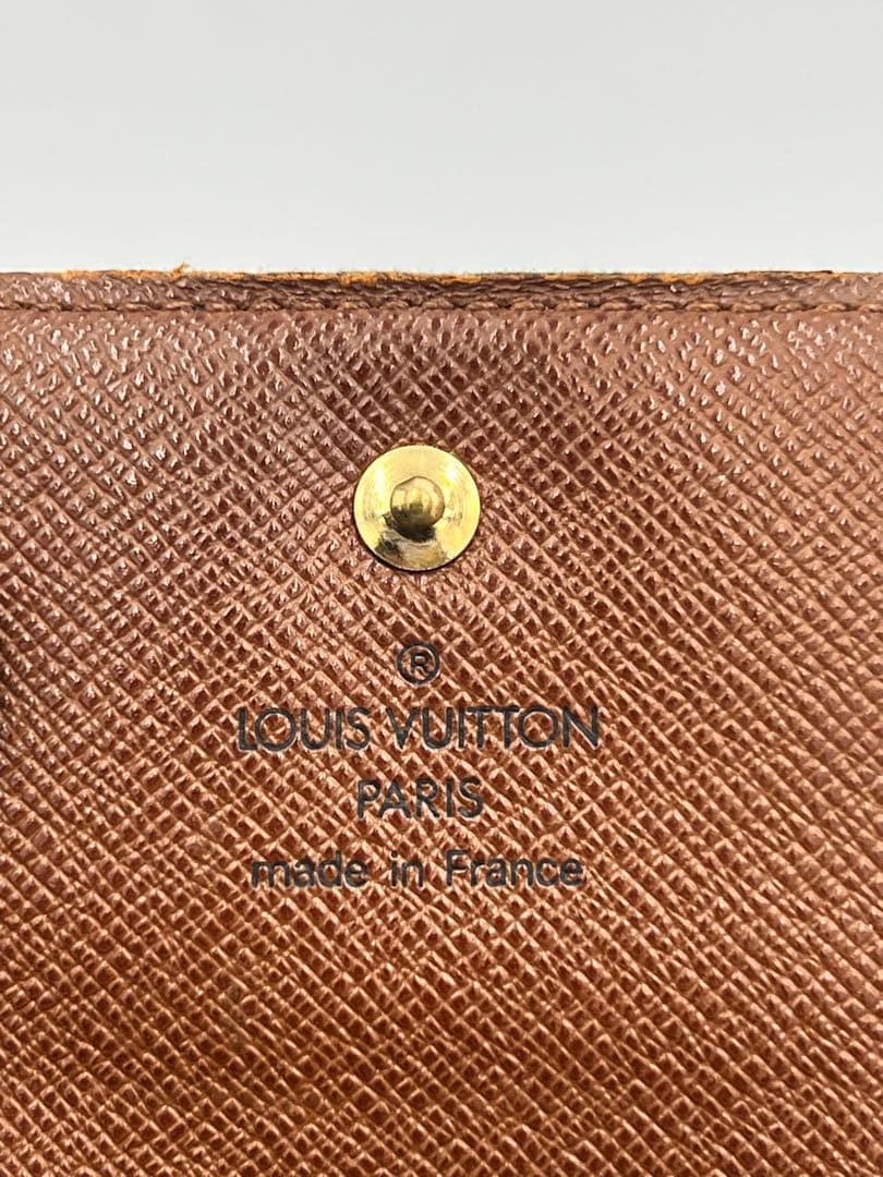 LOUIS VUITTON ポルトモネビエカルトクレディ モノグラム三つ折り財布