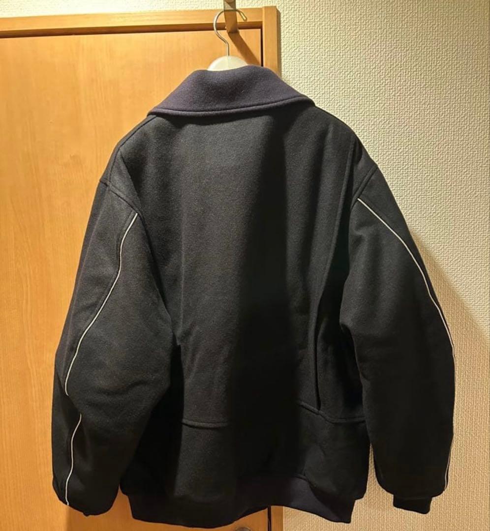 ジャケット・アウター comfortable reason melton bomber jacket