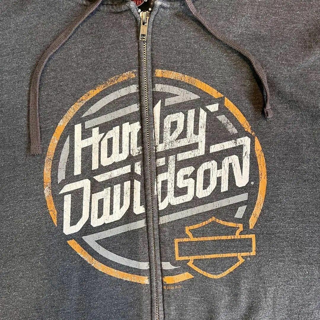 希少！【HARLEY-DAVIDSON ハーレーダビッドソン】フルジップパーカー
