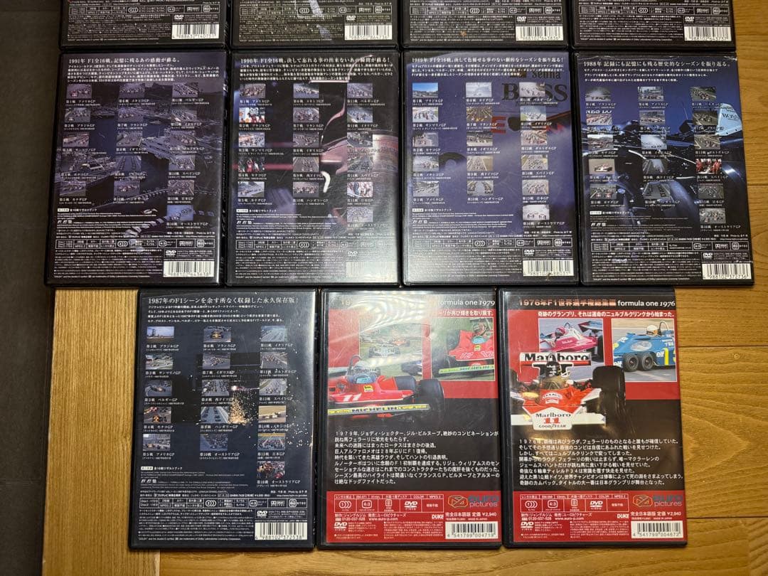 F1 LEGENDS 1987～1995 フル9本＋formula one２本