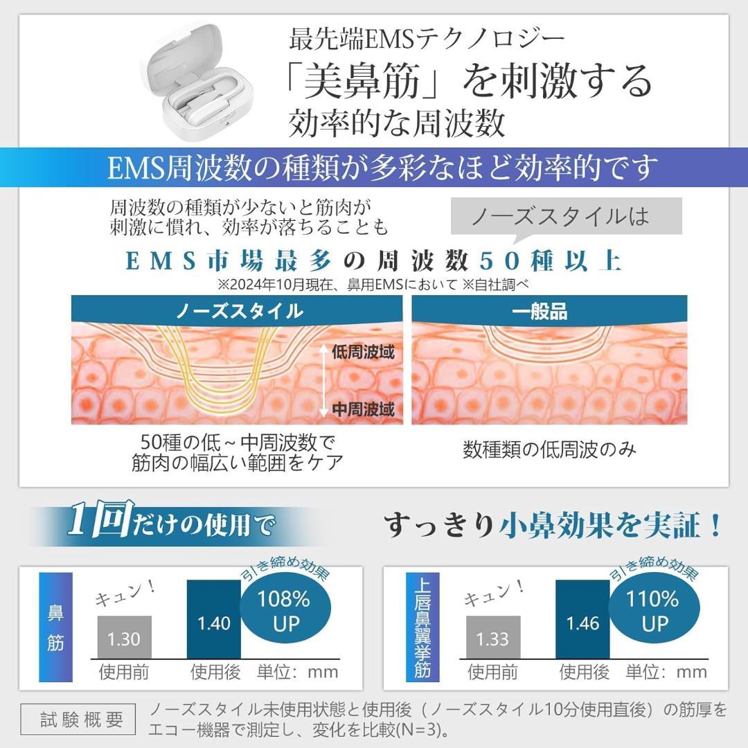 EMS 鼻用美顔器 鼻ケア 鼻クリップ ノーズクリップ Eライン ノーズアップ