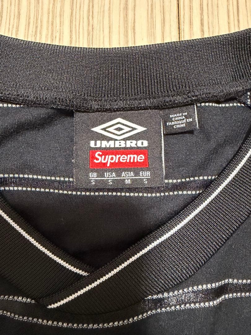Supreme / UMBRO ストライプtシャツ