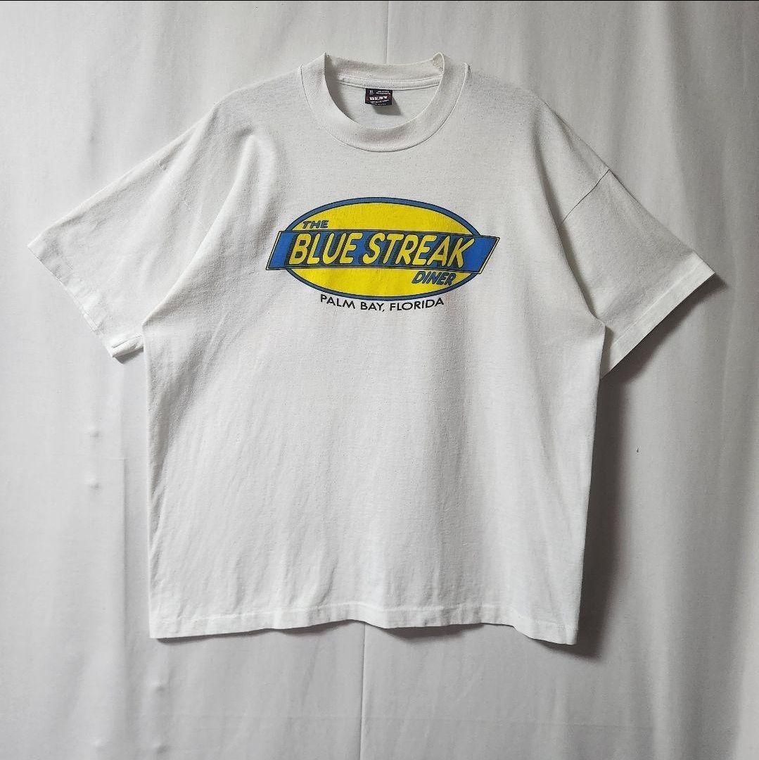 90s Chevrolet　シボレー シェビー　車プリント　Tシャツ　白　XL