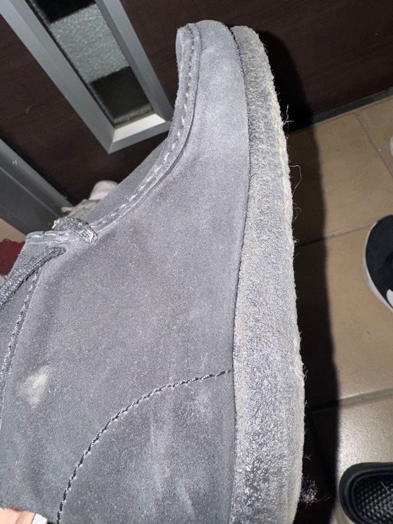 Clarks 黒 ワラビー