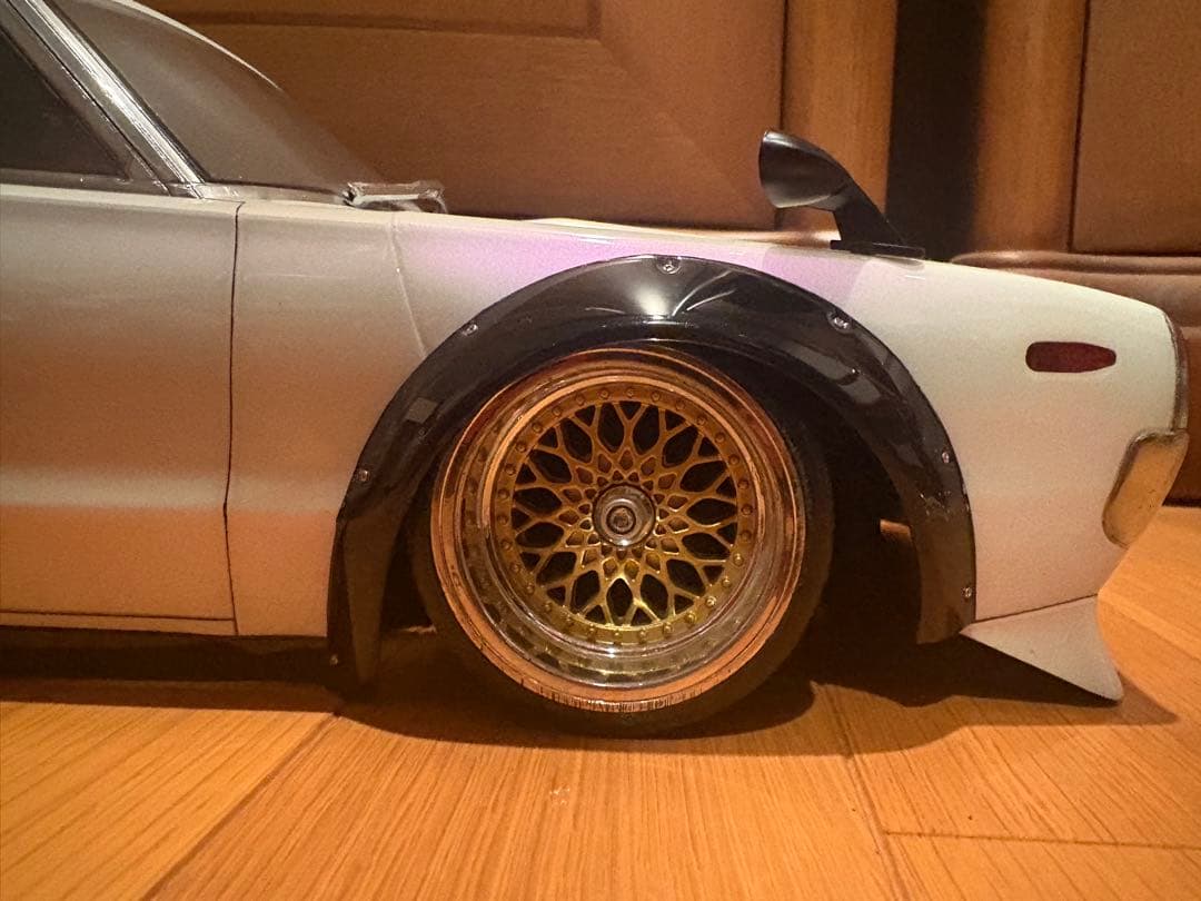 スカイラインGTR ケンメリ　タミヤ　ラジコン　シャーシプロポ付き