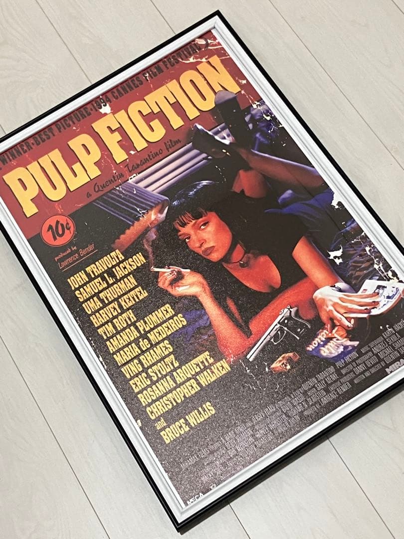 【額縁付き】 Pulp Fiction（パルプフィクション） A2ポスター