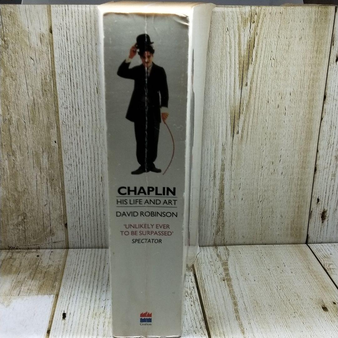 洋書 CHAPLIN HIS LIFE AND ART