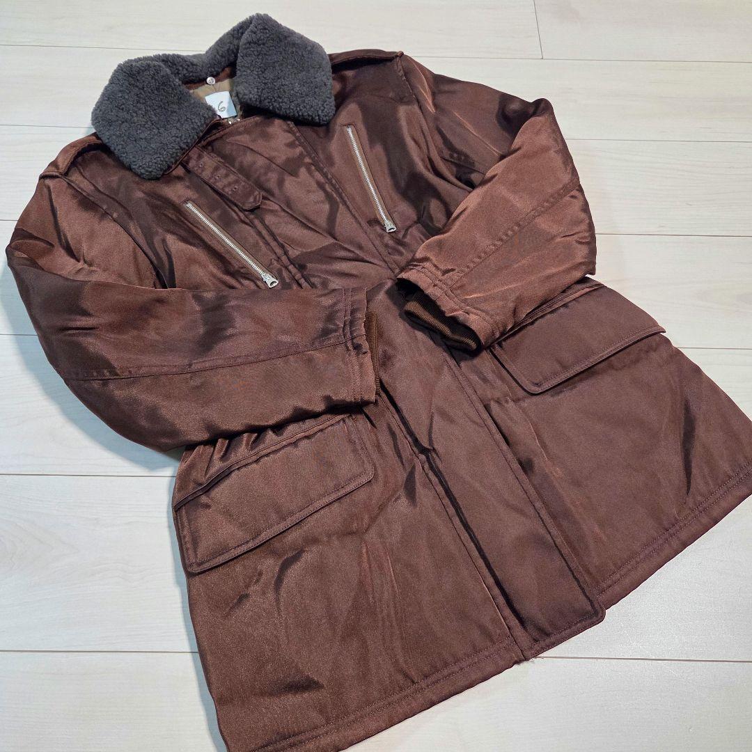 6(ROKU) BOA COLLAR ZIP COAT サイズ36