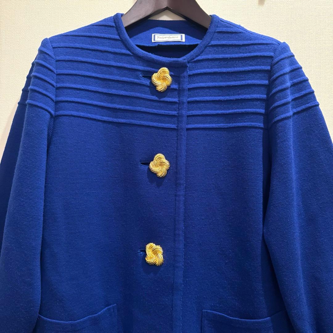 イヴ・サンローラン YVES SAINT LAURENT ロング　カーディガン