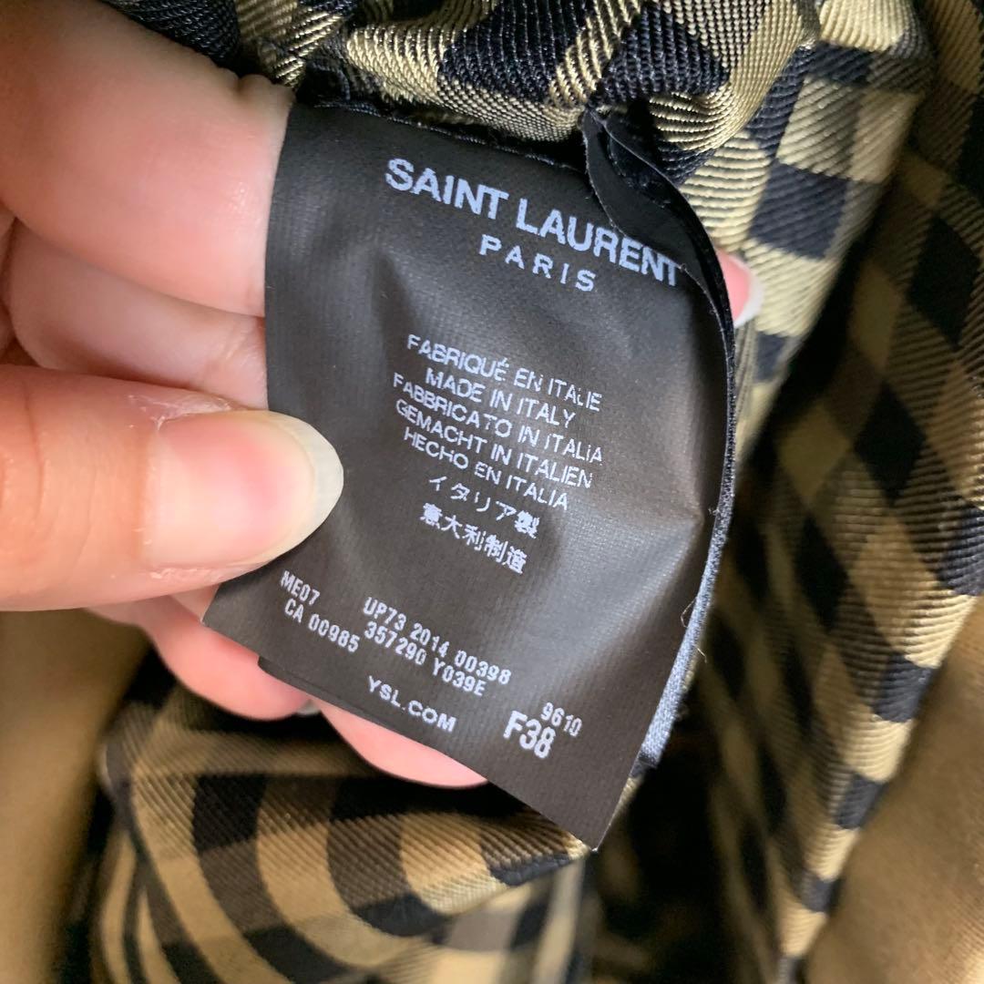 値下げ 美品　サンローラン SAINT LAURENTトレンチコート38