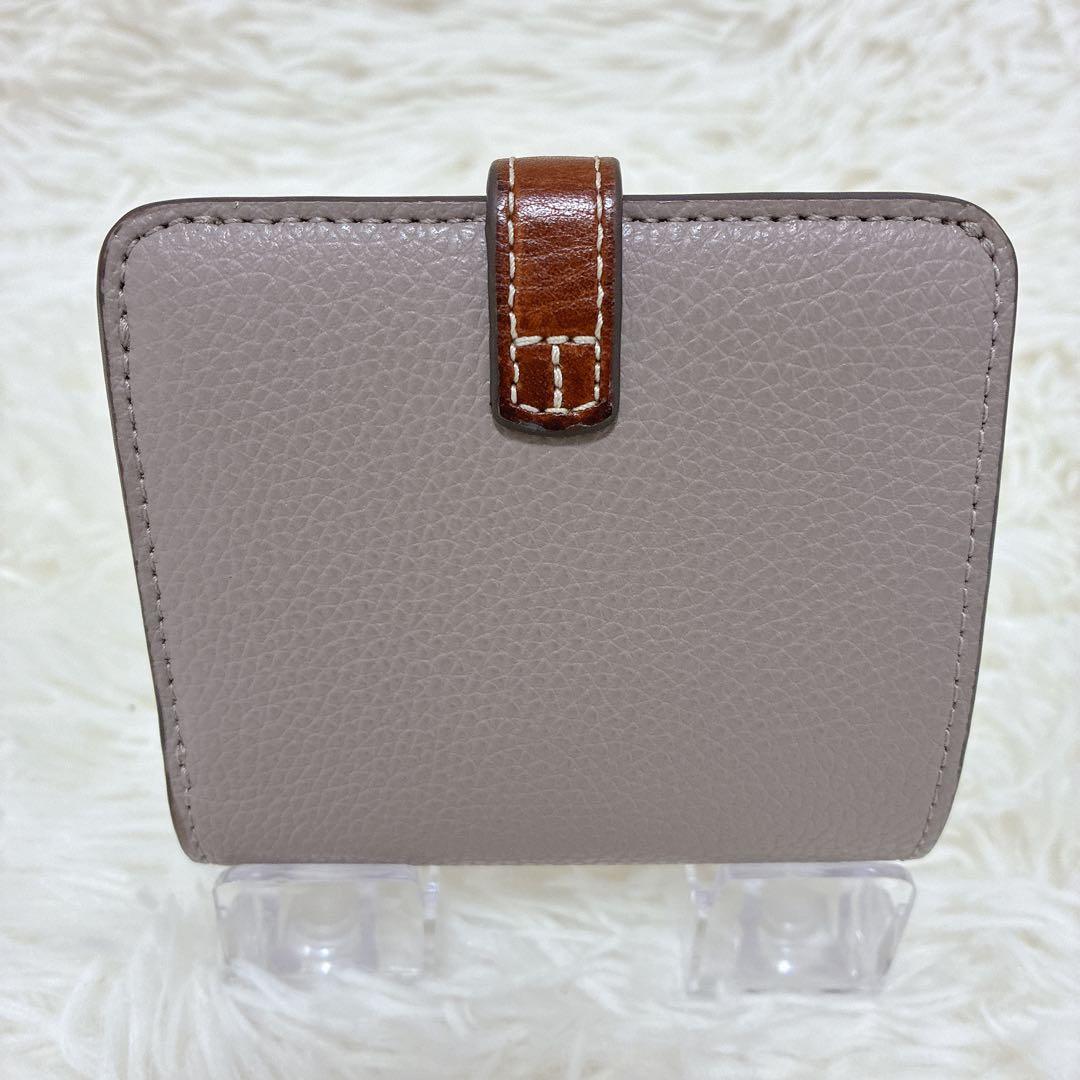 Tory Burch トリーバーチ ロビンソン 二つ折り財布 グレージュ