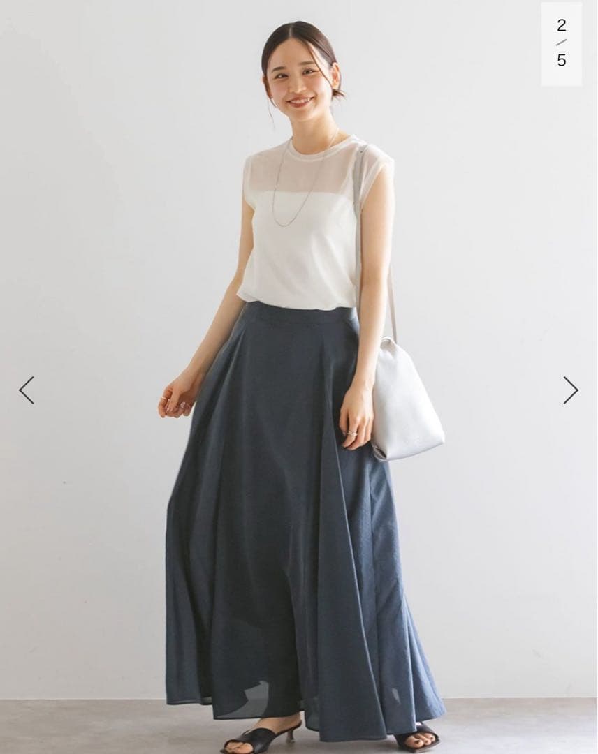 NOBLE カップ付きベアラインスイマーキャミ