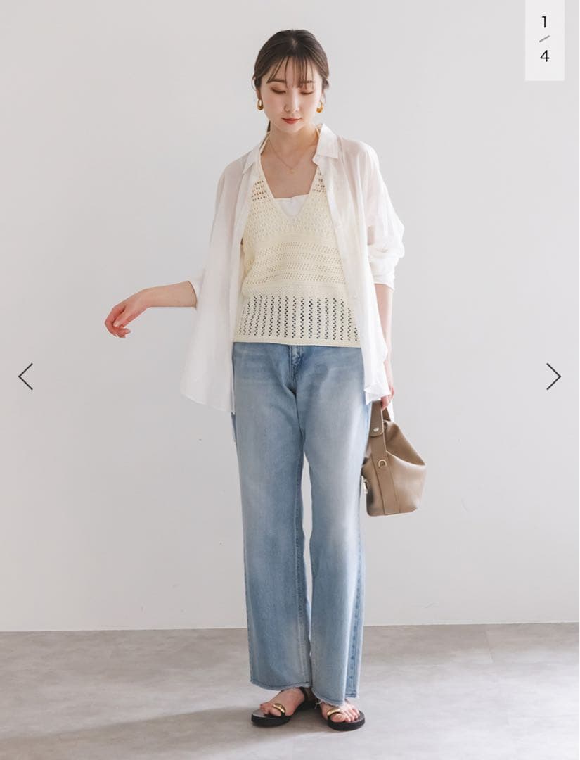 NOBLE カップ付きベアラインスイマーキャミ