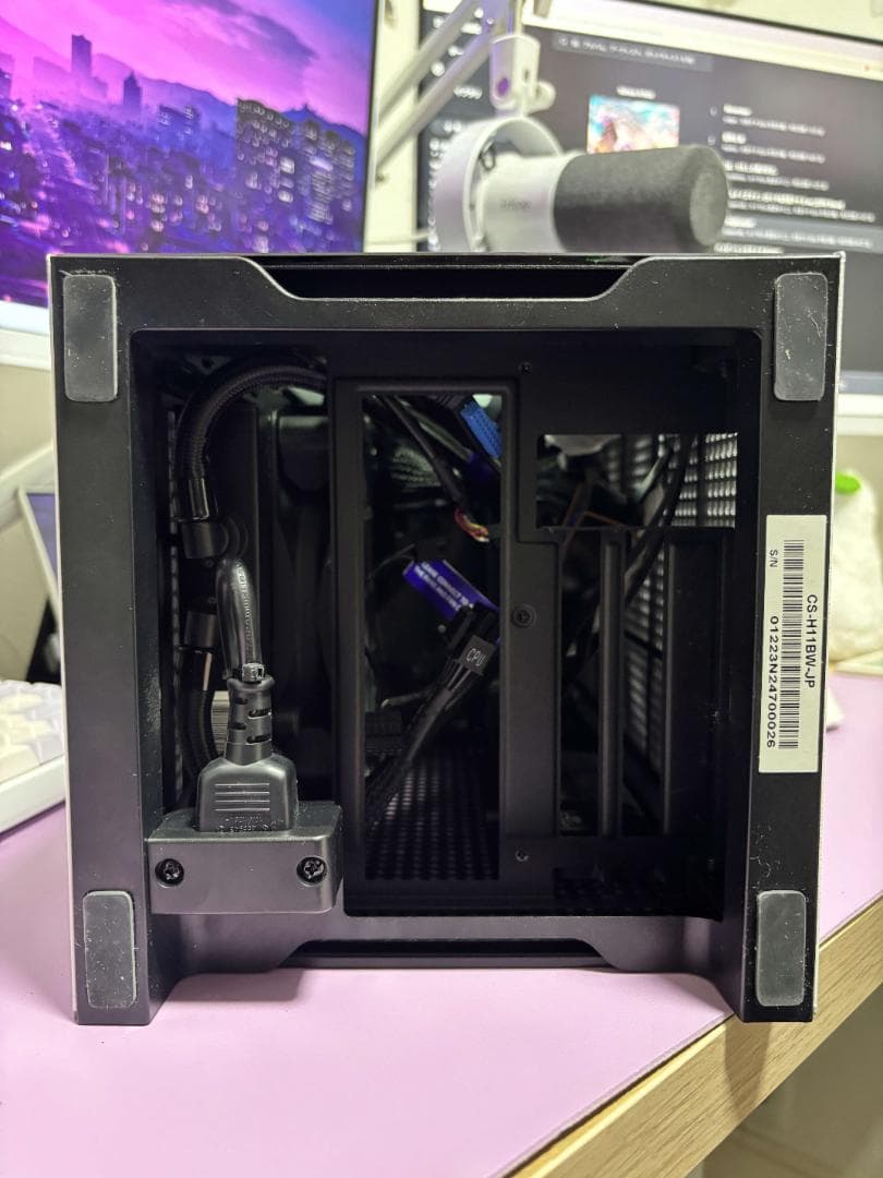 【販売終了品】NZXT H1 V2 ミニタワーPCケース ホワイト