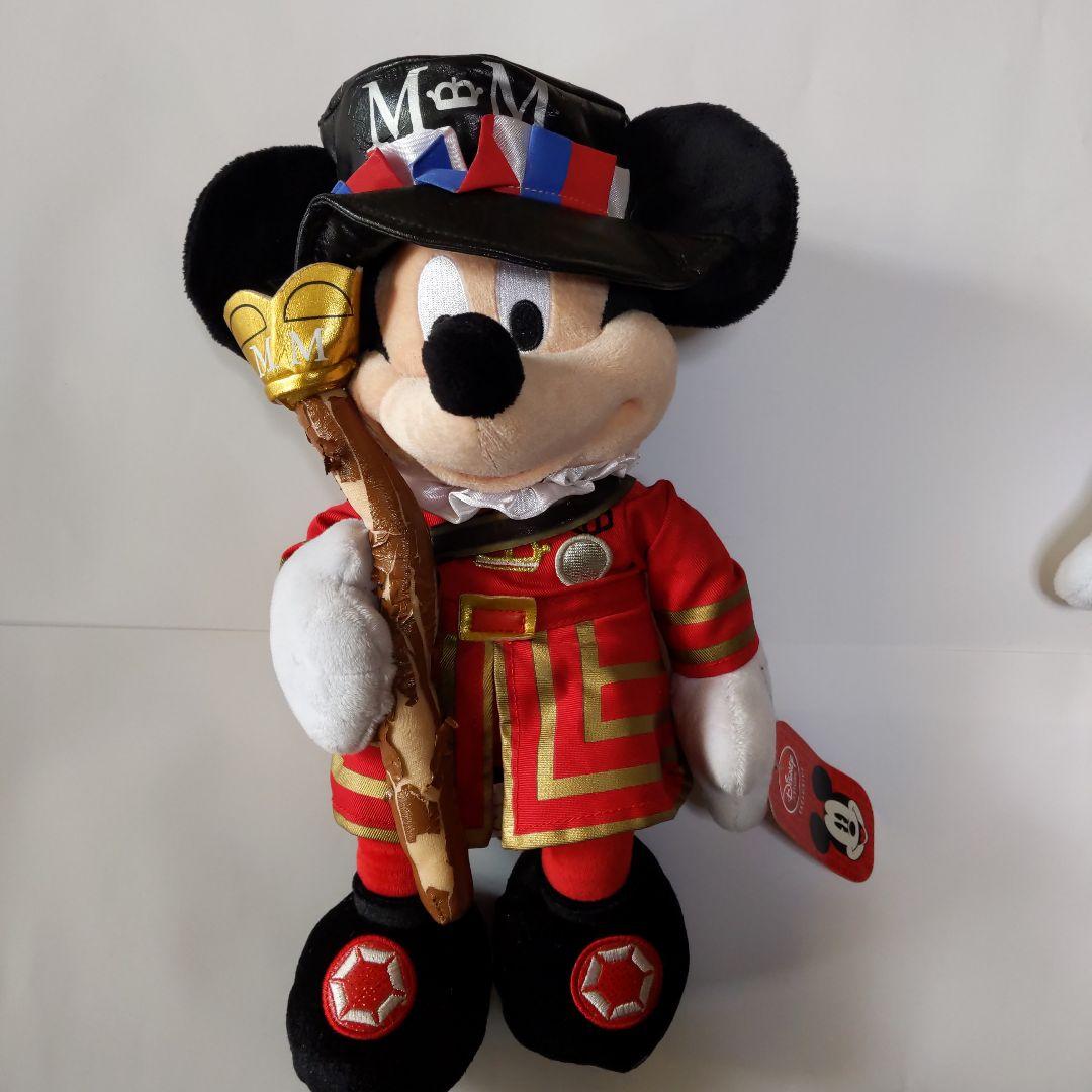 イギリス　ミッキー・ミニー ぬいぐるみ3体セット