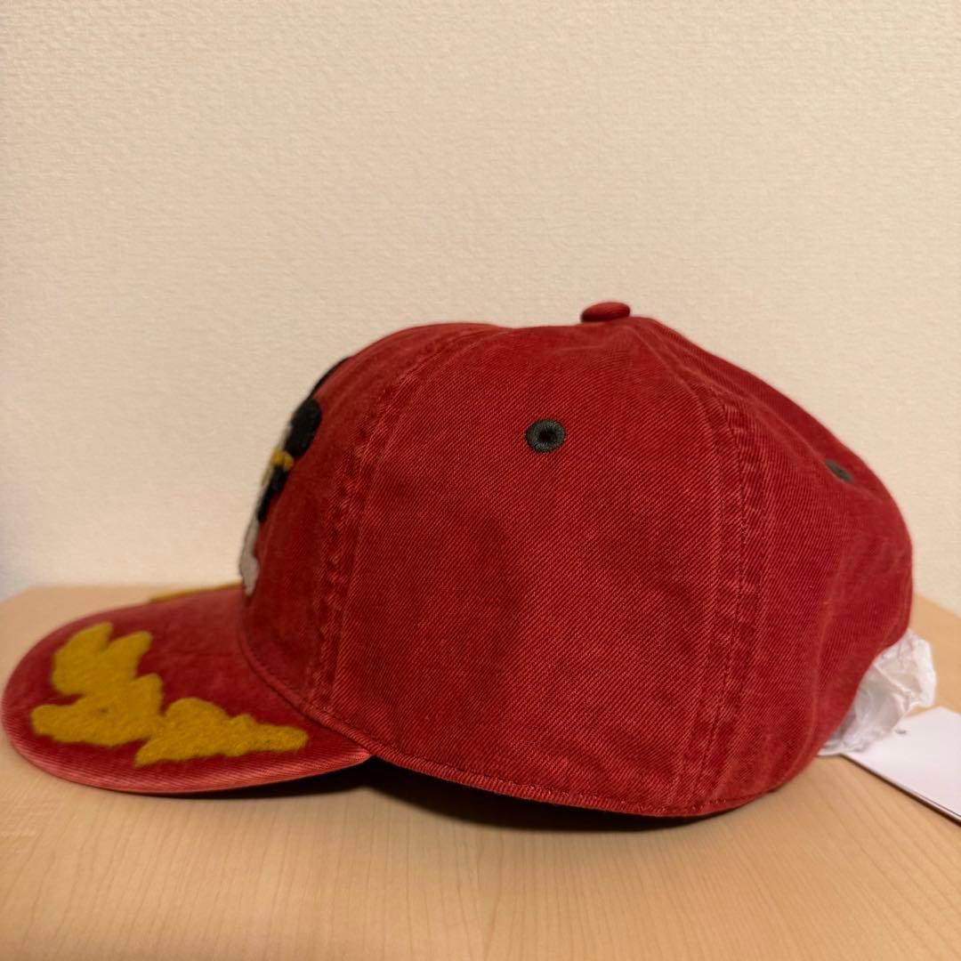 新品【RRL】ロゴアップリケド ツイル ボール キャップ