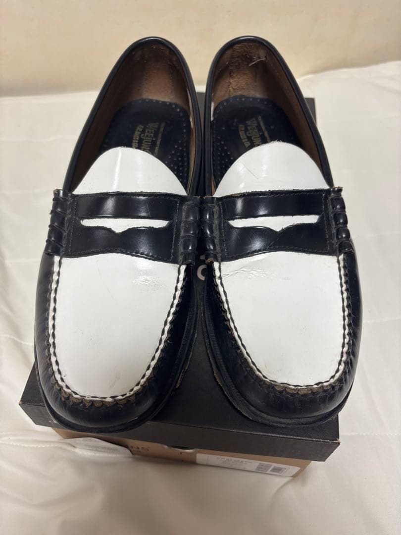 G.H.BASS ツートン weejun ペニーローファー US9.5