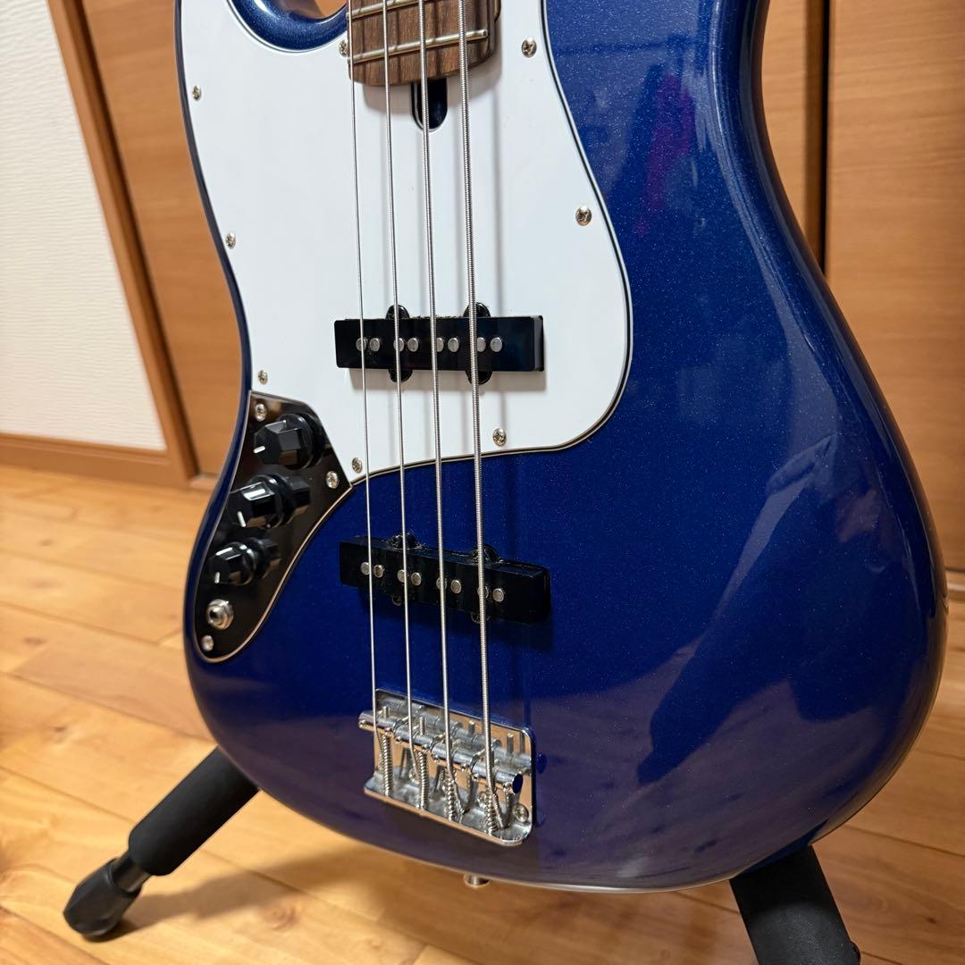 美品 Bacchus バッカス BJB-1R-LH DLPB ベース 左利き 青