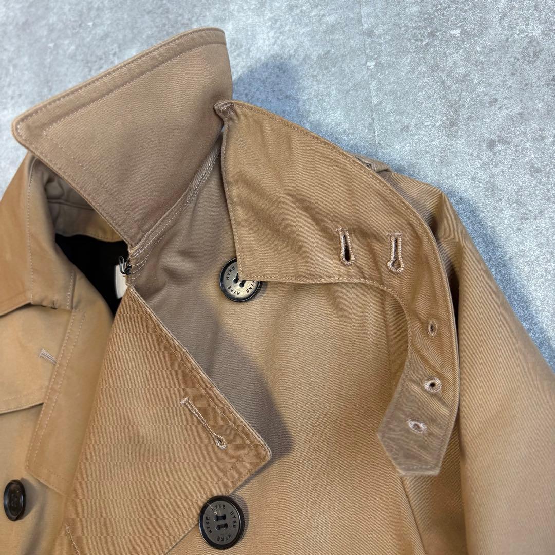 【美品】HYKE ハイク レディース トレンチコート ライナー着脱可能 S