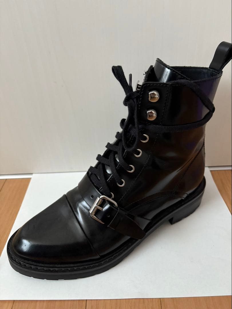 値下げ中‼️ALLSAINTS ブラックコンバットブーツ