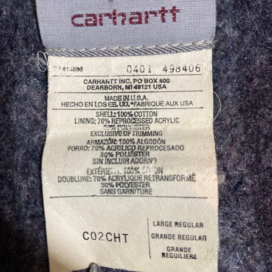 【極上】Carhartt ミシガンチョアコートフェードブラウン カバーオール