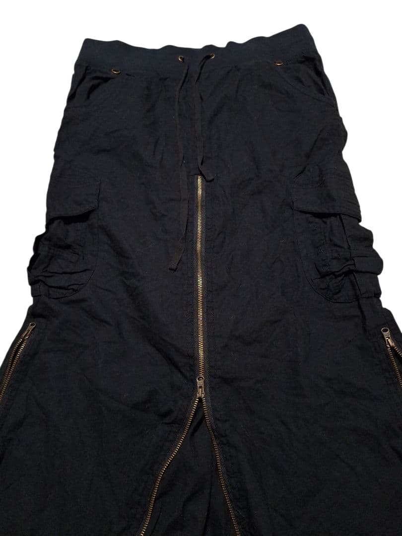 Y2K　フェアリーグランジ　平成　ジップアップ　cargoskirt　GOA系