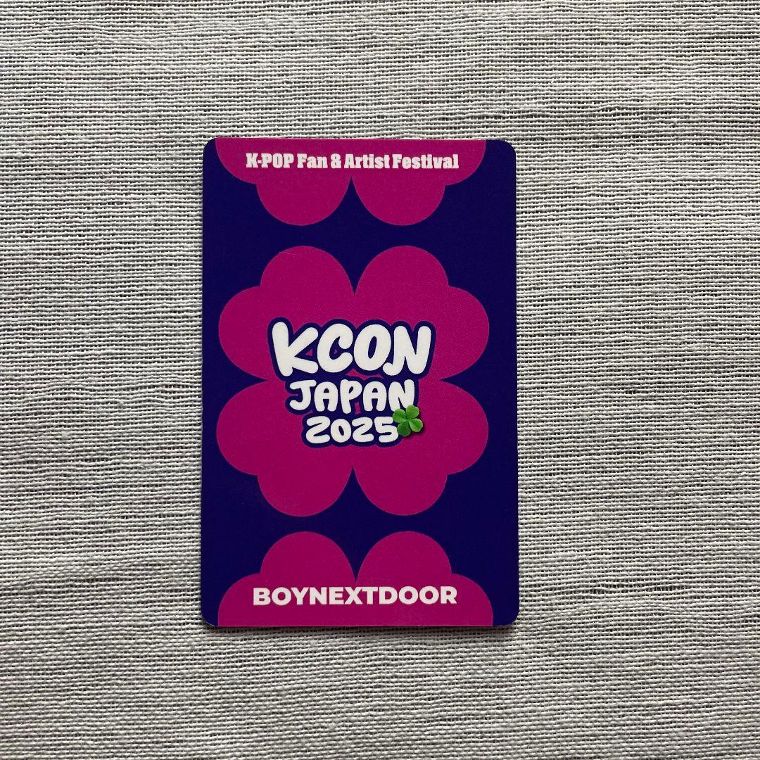 テサン BOYNEXTDOOR KCON ウナク 2025 Japan トレカ