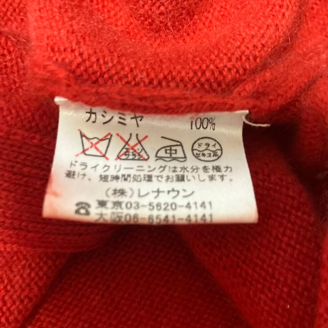 k*す様 【未使用】J.CREW ジェイクルー★カシミア100%カーディガンL赤